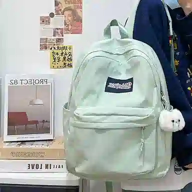 垣途者 书包韩版简约百搭大容量 尼龙 双肩包 常规 男女同款情侣款 多色