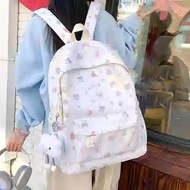 垣途者 日系可爱休闲大容量学生书包初高中大学生 尼龙 双肩包 女款 多色