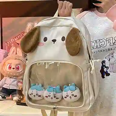 垣途者 日系卡通可爱书包背包 尼龙 双肩包 常规 女款 多色