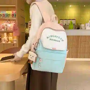 垣途者 学生高中大学生日系撞色小清新初中生背包 尼龙 双肩包 女款 多色