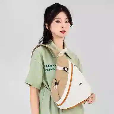 垣途者 日韩复古通勤高级 织物 胸包 常规 男女同款情侣款 多色