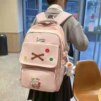 垣途者 书包日系小清新初中高中大学生 尼龙 双肩包 女款 多色