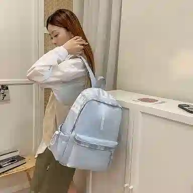 垣途者 字母韩版时尚简约百搭 尼龙 双肩包 女款 多色