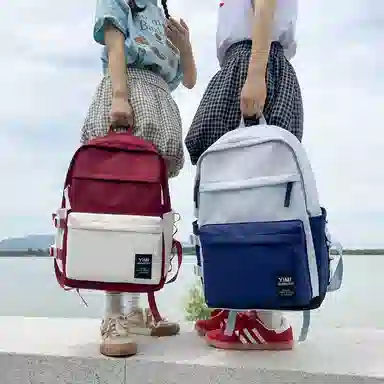 垣途者 百搭大容量时尚潮流通勤学院风 尼龙 双肩包 常规 男女同款情侣款 多色