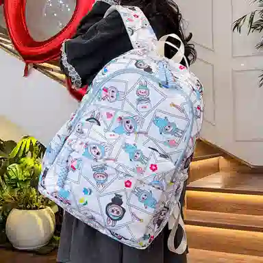 垣途者 卡通动漫可爱大容量 尼龙 双肩包 女款 多色