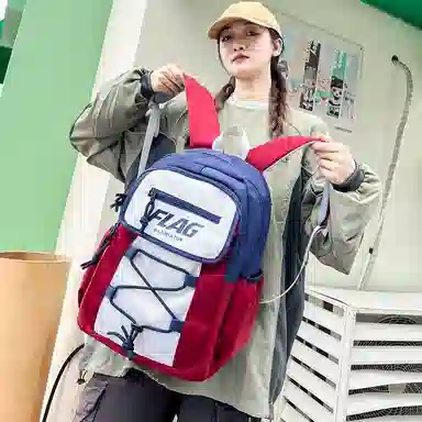 垣途者 潮牌韩版学院风 牛津布 双肩包 男女同款情侣款 多色