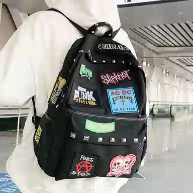 垣途者 小众休闲简约日常时尚潮流 帆布 双肩包 常规 男女同款情侣款 多色