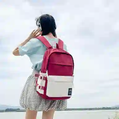 垣途者 百搭大容量时尚潮流通勤学院风 尼龙 双肩包 常规 男女同款情侣款 多色