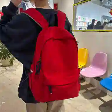 垣途者 小清新纯色百搭 尼龙 双肩包 男女同款情侣款 多色