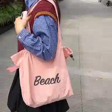 垣途者 日系小清新慵懒风大容量百搭 尼龙 单肩包 女款 多色