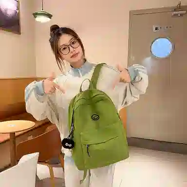 垣途者 日系小清新简约百搭书包 尼龙 双肩包 男女同款情侣款 多色