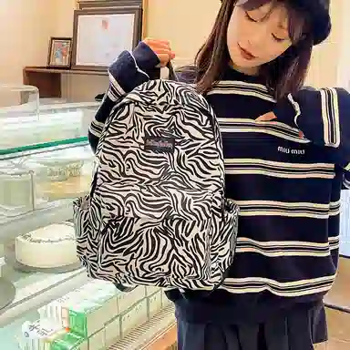 垣途者 书包初高中 帆布 双肩包 常规 女款 多色