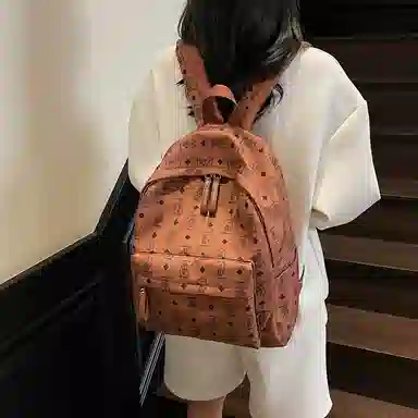 垣途者 日常通勤时尚百搭高级感小熊出游背包 布 大容量双肩包 常规 女款 多色