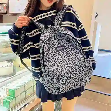 垣途者 书包初高中 帆布 双肩包 常规 女款 多色