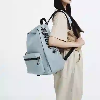 垣途者 简约百搭初高中大学生日系小清新背包 尼龙 双肩包 常规 男女同款情侣款 多色