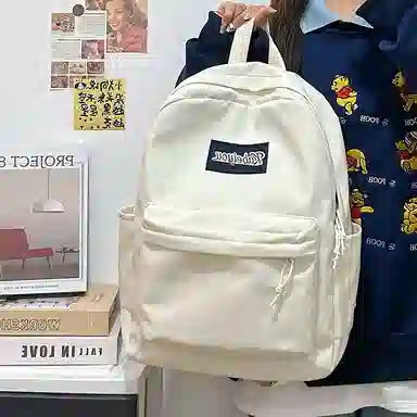 垣途者 书包韩版简约百搭大容量 尼龙 双肩包 常规 男女同款情侣款 多色