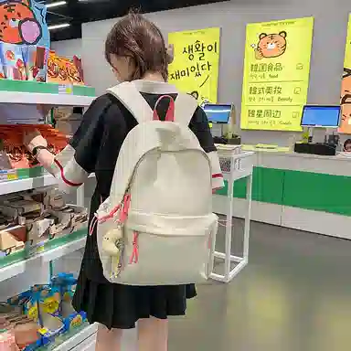 垣途者 小清新学院风 尼龙 双肩包 女款 多色