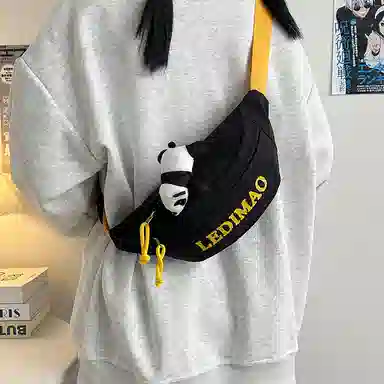 垣途者 日系休闲简约斜挎轻便百搭单肩运动街头潮流 尼龙 胸包 常规 男女同款情侣款 多色