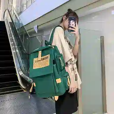 垣途者 经典大容量书包韩版原宿 尼龙 电脑背包双肩包 常规 男女同款情侣款 多色