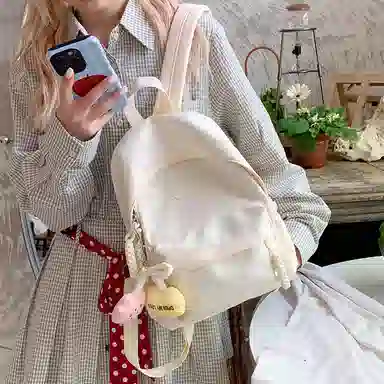 垣途者 日系可爱少女小清新韩版百搭 尼龙布 双肩包 女款 多色