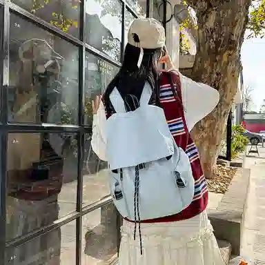 垣途者 潮牌休闲简约运动旅行 尼龙 双肩包 男女同款情侣款 多色