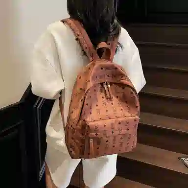 垣途者 日常通勤时尚百搭高级感小熊出游背包 布 大容量双肩包 常规 女款 多色