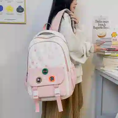 垣途者 韩版时尚简约大气学院风 尼龙 双肩包 女款 多色