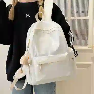 垣途者 简约百搭日系小清新学生书包初高中大学生 尼龙 休闲双肩包 常规 男女同款情侣款 多色