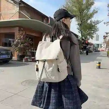 垣途者 潮牌休闲简约运动旅行 尼龙 双肩包 男女同款情侣款 多色