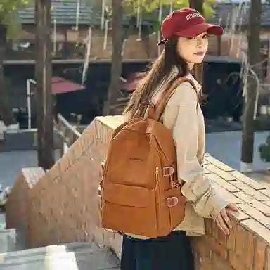 垣途者 休闲百搭韩版 尼龙 双肩包 男女同款情侣款 多色