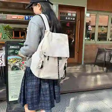 垣途者 潮牌休闲简约运动旅行 尼龙 双肩包 男女同款情侣款 多色