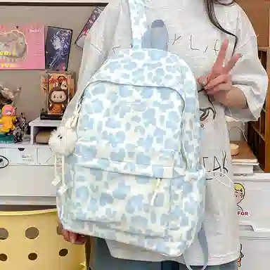 垣途者 日系小清新韩版 尼龙 双肩包 女款 多色