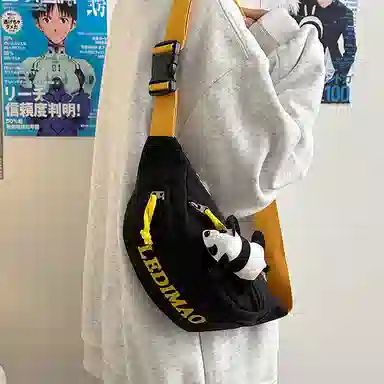 垣途者 日系休闲简约斜挎轻便百搭单肩运动街头潮流 尼龙 胸包 常规 男女同款情侣款 多色