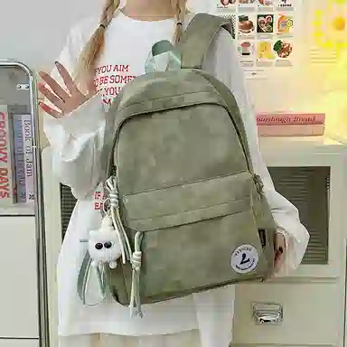 垣途者 潮牌美式大容量 尼龙 双肩包 男女同款情侣款 多色