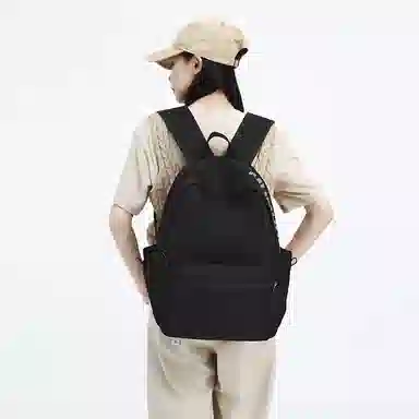 垣途者 简约百搭初高中大学生日系小清新背包 尼龙 双肩包 常规 男女同款情侣款 多色