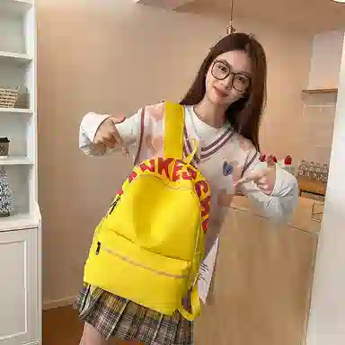 垣途者 美式街头潮流撞色高颜值百搭轻便 尼龙 双肩包 男女同款情侣款 多色