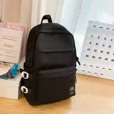 垣途者 百搭大容量时尚潮流通勤学院风 尼龙 双肩包 常规 男女同款情侣款 多色