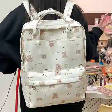 垣途者 书包学生可爱日系背包 尼龙 双肩包 常规 女款 多色