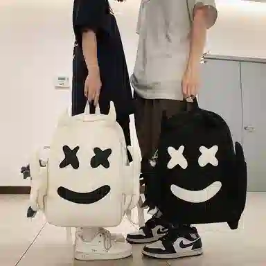 垣途者 可爱卡通搞怪设计感小众休闲旅行 尼龙 双肩包 男女同款情侣款 多色