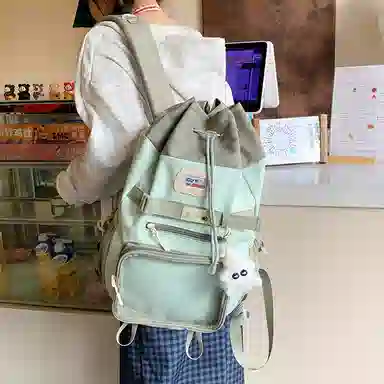 垣途者 小众设计感二次元少女日系痛包书包初高中大学生多巴胺背包 尼龙 双肩包 常规 女款 多色