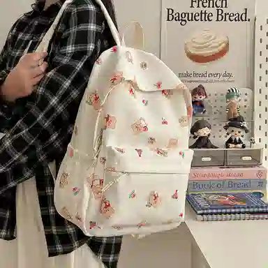 垣途者 可爱日系初高中大学生 尼龙 双肩包书包 女款 多色