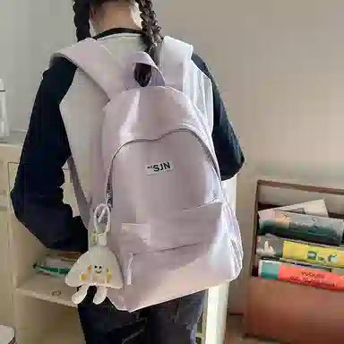 垣途者 小清新简约百搭书包女学生 尼龙 双肩包 常规 女款 多色