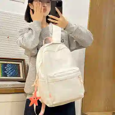 垣途者 书包小清新简约百搭初高中大学生背包 尼龙 双肩包 女款 多色