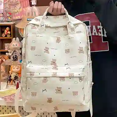 垣途者 书包学生可爱日系背包 尼龙 双肩包 常规 女款 多色