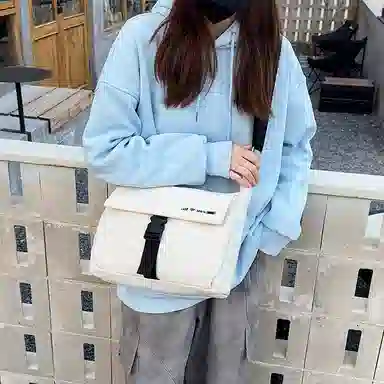 垣途者 简约百搭学生街头潮流 尼龙 斜挎包 男女同款情侣款 多色