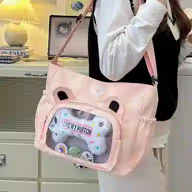 垣途者 日系可爱少女痛包单肩包 涤纶 斜挎包 女款 多色