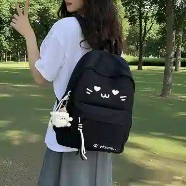 垣途者 日系可爱简约百搭 尼龙 双肩包 女款 多色