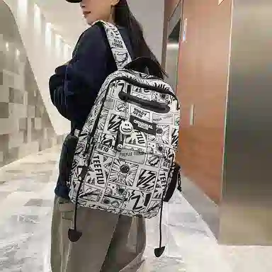 垣途者 涂鸦街头潮流旅行大容量 尼龙 双肩包 男女同款情侣款 多色