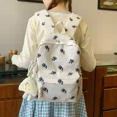 垣途者 日系小清新百搭初高中大学生 尼龙 双肩包 常规 女款 多色