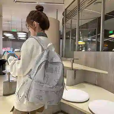 垣途者 日系小清新可爱蝴蝶初中高中大学生 尼龙 双肩包 女款 多色